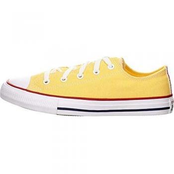Gelbe Converse Low Chuck Taylor All Star Schuhe für Mädchen – EU 38