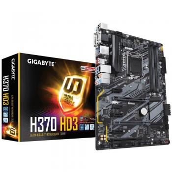 Mainboard Gigabyte H370 HD3 Rev.1.0 – Sockel 1151‑v2 in Schwarz