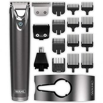 Wahl Stainless Steel Cordless 9 in 1 Multigroomer Lithium Trimmer Kit Titanium