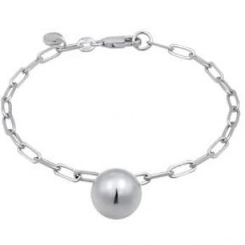 Elli Damen Armband Kugel Gliederkette 925 Sterling Silber