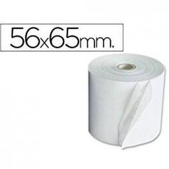Rollo de papier thermique 56 mm x 65 mm sans bisphénol A