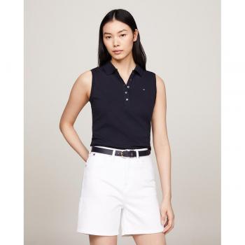 Polo Mujer Slim 1985 sin mangas Tommy Hilfiger