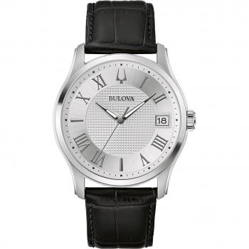 Orologio Bulova Wilton 96B388, Quarzo, 41mm, Cinturino in Pelle, Impermeabile fino a 3ATM