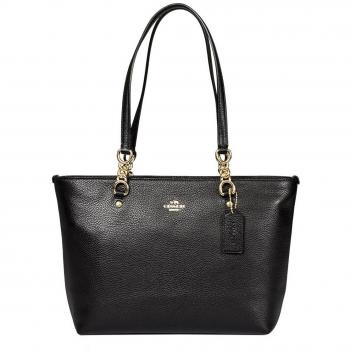 Coach Donna Spalla in Pelle Nera 36604