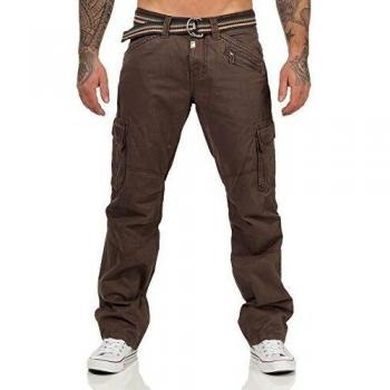 Cargo Benitotz Homme Pantalon Timezone Marron W40
