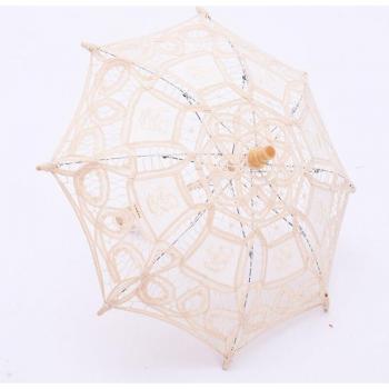 Pink Lace Flower Girl Umbrella