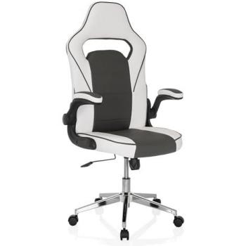 GAME SPORT PRO – Fauteuil Gamer Blanc/Gris Foncé