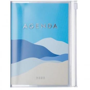 Mark's European Pocket Calendar A6 (Vertical) 2024/25 – Mountain Blue