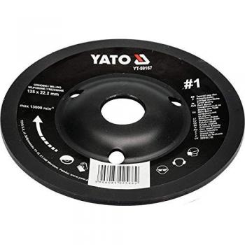 Raspa Angolare Yato 125mm – Abrasivi di Alta Precisione