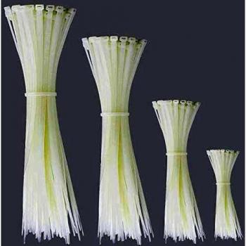 Home & Office Nylon Zip Ties – 400 Pack (White, Self‑Locking)