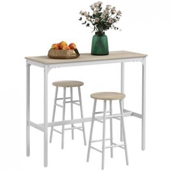 Homcom Ensemble 2 places 3 pcs design contemporain