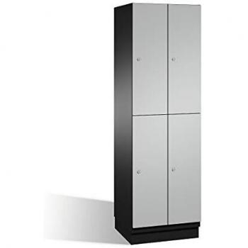 C&P Cambio 4-Section Locker with Clothes Rail