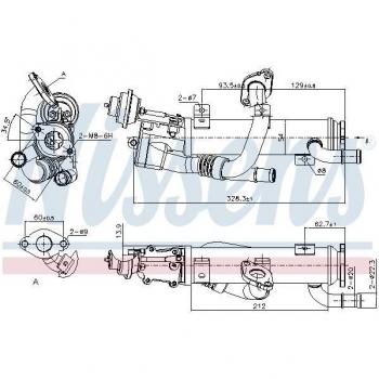NISSENS Cooler EGR 989329