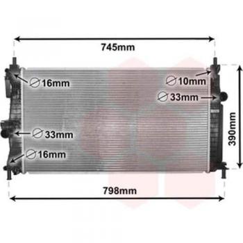 Weze Radiator for Engine Cooling