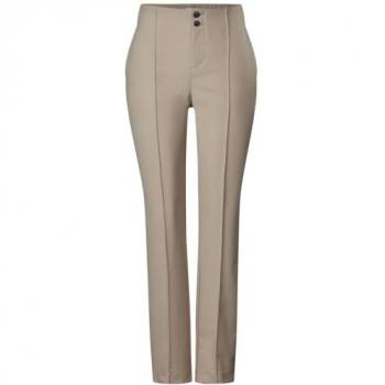 Street One Damen Technostretch Chinohose casual beige 42-30