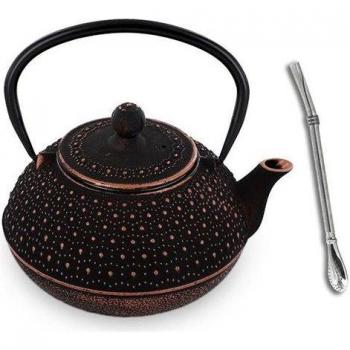 Cina Zen: Teiera Ghisa 0,8 L con Cannuccia Filtrante