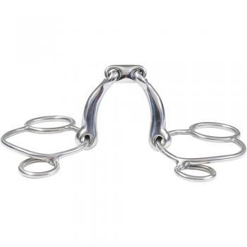 Two‑Ring HorseGuard Snaffle Bit – Universal Design