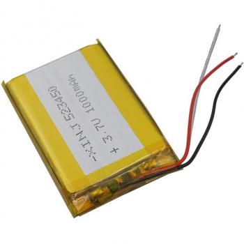 Batería 3.7V 1000mAh de Polímero de Litio con Conector de 3 Pines