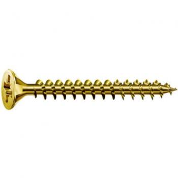 CAJA 20 unid. TORNILLO MADERA SPAX CABEZA PLANA YELLOX 3,5x45mm SPAX
