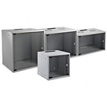 Armadio rack 15U da parete grigio