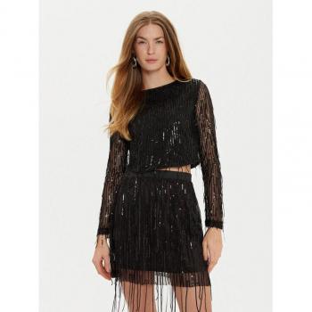 Cropped Bluse Spacy Schwarz 15331803