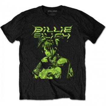 T-shirt unisexe adulte illustration Billie Eilish XL noir