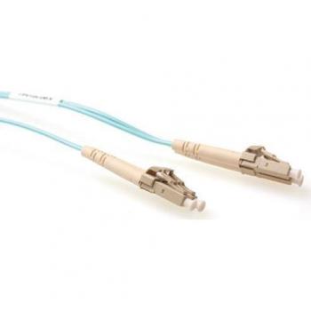 ACT 0.5 Meter LSZH Multimode 50/125 OM3 Fiber Patchkabel Duplex mit LC Steckern (0.50 m)