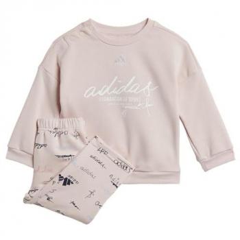 Set Deportivo Adidas Love Infantil en Color Rosa
