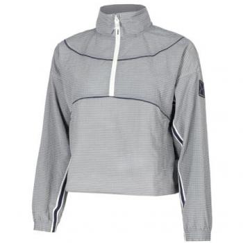 XS Female Run 96 Downpour Gray/White Compression Jacket