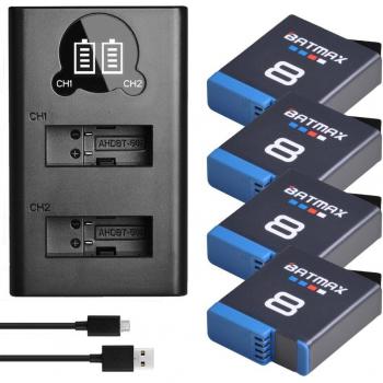GoPro Hero 8/7 Battery Pack and Triple Charger