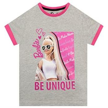 Bunte Barbie-Shirts für Mädchen – Größe 10, Grau