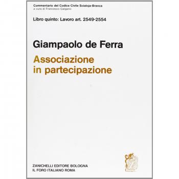 Commentario al Codice civile. Associazione in partecipazione