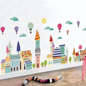 Autocollant Château pour Enfants