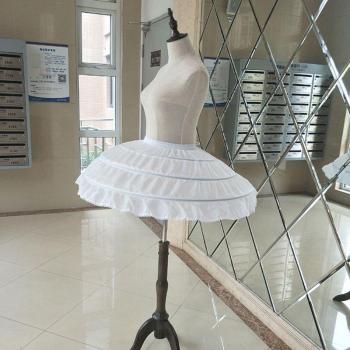Robe de mariage petite fille, jupon en acier, jupe à cordons et ceinture