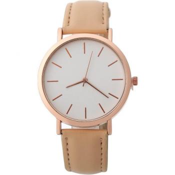 Quartz Round Wristwatch for Women