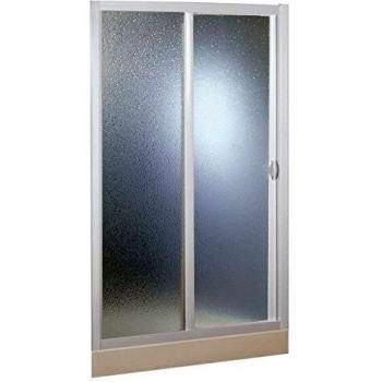 Porta Doccia Box Parete Nicchia 1 Lato in PVC Crilex Acrilico Anta Scorrevole