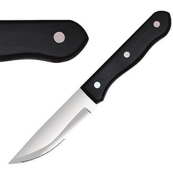 Olympia GG818 Jumbo Steak Knife, ABS Handle, 115 mm, Black