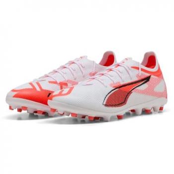 Ultra 5 Pro MG Bottes de Foot Puma Homme Blanc