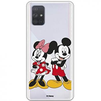 Carcasa Oficial de Disney Mickey y Minnie Posando para Samsung Galaxy A71