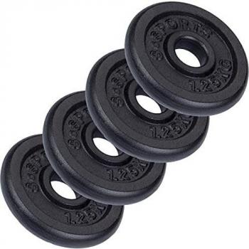 ScSports Black 2.5 kg Metal Weight Duo – 31 mm Thickness