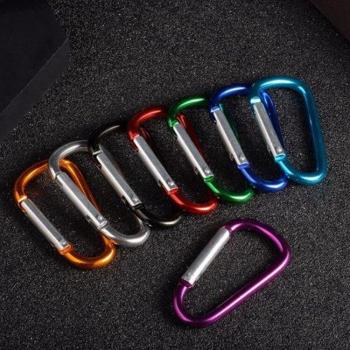 10PCS Lightweight Carabiner Hooks for Travel and Climbing