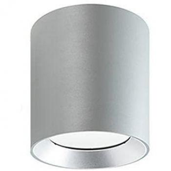 Moderne Deckenleuchte mit Aluminium und Glasdiffusor