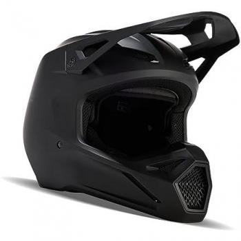 Casque de motocross FOX V1 Solid Noir Mat Taille S