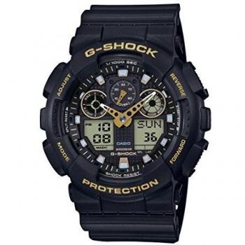 Casio GA‑100GBX‑1A9ER: Männer-G-Shock Harzarmband