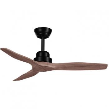 Ventilador de Techo Exterior SULION Balcón DC Negro/Madera 107 cm IP44