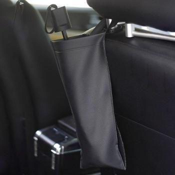 Porte-parapluie en cuir PU pour siège de voiture, accessoire pliable et étanche