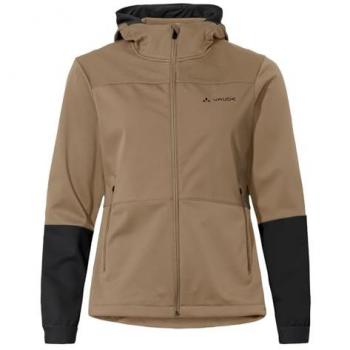 VAUDE Women's Qimsa Hooded Softshell Jacket II – ockerfarben, 46
