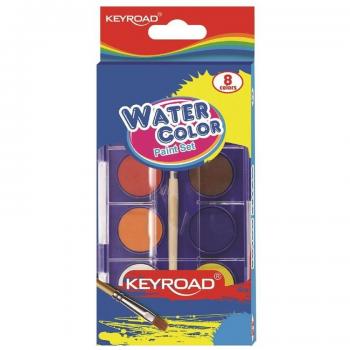 Keyroad 8-Farben Aquarellfarben Set für Künstler