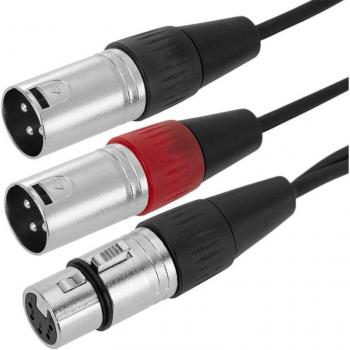 Cannon XLR Adattatore Doppio 5 Pin