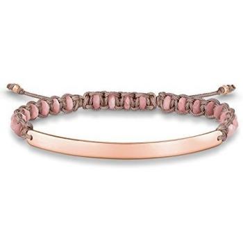 THOMAS SABO Damenarmband mit Nylon und Roségold